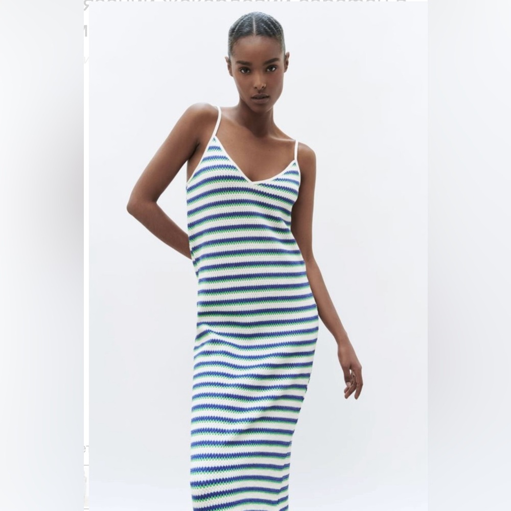 Zara knitted bodycon dress